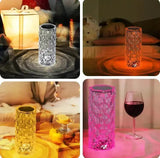 Rechargeable Diamond Crystal Table Lamp Coldzzz