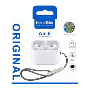 Original Germany AirPods HainoTeko Air5 Pro with Accessories and Silicone Case Coldzzz