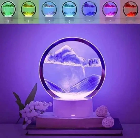 3D Moving SandScapes Lamp