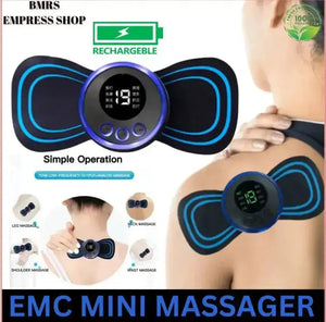 Mini Body Massager Pulse Neck Pain Relief EMS Butterfly Body My Store