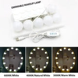 LED Vanity Mirror Lights | 3 Light Mode Led Bulbs for makeup Mirror Stand | 10 Bulbs Coldzzz