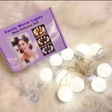 LED Vanity Mirror Lights | 3 Light Mode Led Bulbs for makeup Mirror Stand | 10 Bulbs Coldzzz