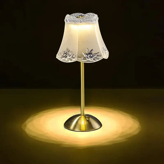 Metal Crystal LED Table Lamp, 3 Level Brightness