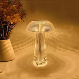 Crystal Mushroom Lamp USB Rechargeable for Bedroom Decoration - Colour Changing Coldzzz