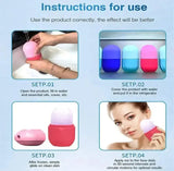 Silicone Ice Roller Facial Massage for Cryotherapy - Beauty Skin Care Coldzzz