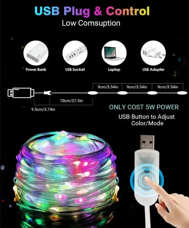 SHIZI RGB LED Smart String Light Coldzzz