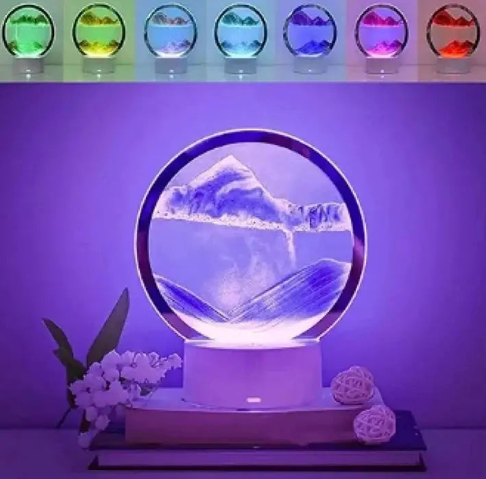 3D Moving Sand Art Frame Led